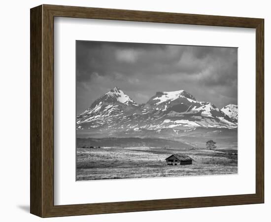 Old House Along the Rocky Mountain Front, Montana-Steven Gnam-Framed Photographic Print