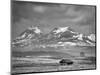 Old House Along the Rocky Mountain Front, Montana-Steven Gnam-Mounted Photographic Print