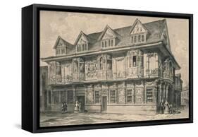 Old House at Ipswich, Suffolk, 1915-CJ Richardson-Framed Stretched Canvas