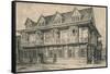 Old House at Ipswich, Suffolk, 1915-CJ Richardson-Framed Stretched Canvas