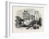 Old House at Oberwesel, the Rhine, Germany, 19th Century-null-Framed Giclee Print