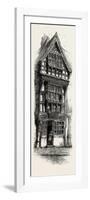 Old House at Stratford, UK, 19th Century-null-Framed Giclee Print