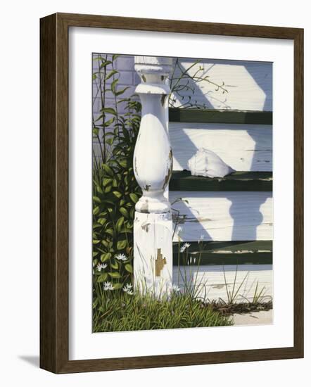 Old House by the Sea-Jack Saylor-Framed Art Print