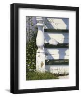 Old House by the Sea-Jack Saylor-Framed Art Print