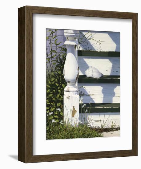 Old House by the Sea-Jack Saylor-Framed Art Print