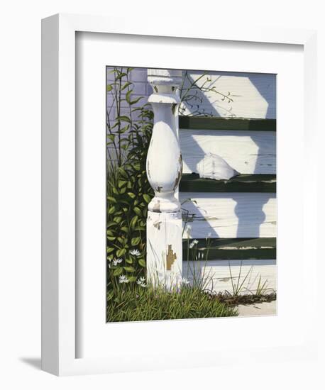 Old House by the Sea-Jack Saylor-Framed Art Print