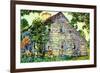 Old House, East Hampton, 1917-Childe Hassam-Framed Giclee Print