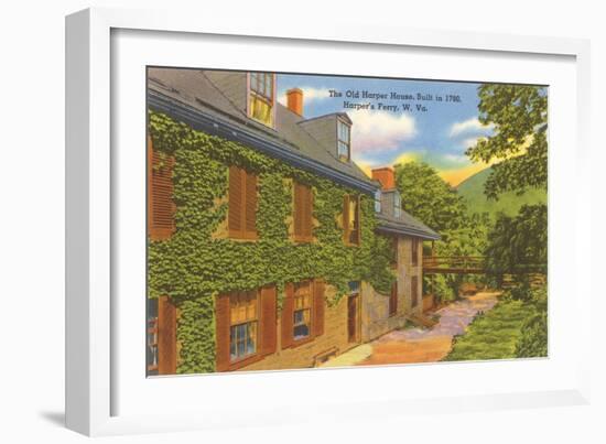 Old House, Harper's Ferry, West Virginia-null-Framed Art Print