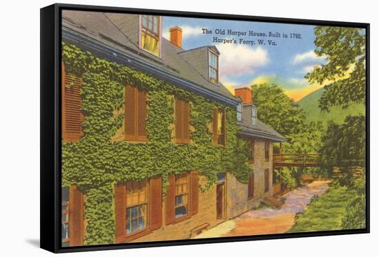 Old House, Harper's Ferry, West Virginia-null-Framed Stretched Canvas