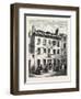 Old House in Bolt Court London-null-Framed Giclee Print