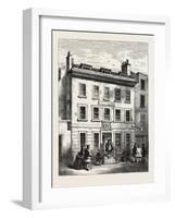 Old House in Bolt Court London-null-Framed Giclee Print