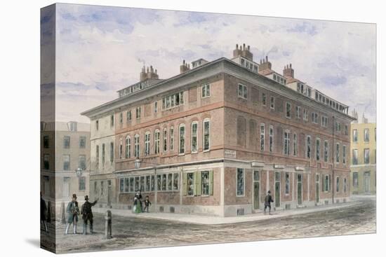 Old House in New Street Square-Thomas Hosmer Shepherd-Stretched Canvas