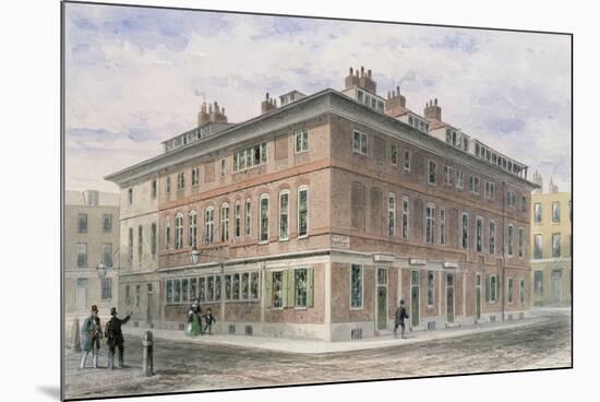 Old House in New Street Square-Thomas Hosmer Shepherd-Mounted Giclee Print