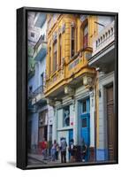 Old House in the Historic Center, Havana, UNESCO World Heritage Site, Cuba-Keren Su-Framed Photographic Print