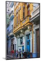 Old House in the Historic Center, Havana, UNESCO World Heritage Site, Cuba-Keren Su-Mounted Photographic Print