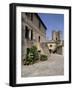 Old House in the Largo Di Fontebranda in Best Preserved Medieval Village in Tuscany-Pearl Bucknall-Framed Photographic Print