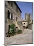 Old House in the Largo Di Fontebranda in Best Preserved Medieval Village in Tuscany-Pearl Bucknall-Mounted Photographic Print