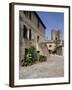 Old House in the Largo Di Fontebranda in Best Preserved Medieval Village in Tuscany-Pearl Bucknall-Framed Photographic Print