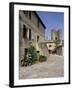 Old House in the Largo Di Fontebranda in Best Preserved Medieval Village in Tuscany-Pearl Bucknall-Framed Photographic Print