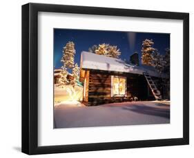 Old House of the Sami People, Lapland, Finland-Daisy Gilardini-Framed Photographic Print