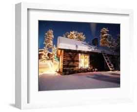 Old House of the Sami People, Lapland, Finland-Daisy Gilardini-Framed Photographic Print