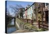 Old Houses Along the C and O Canal-John Woodworth-Stretched Canvas