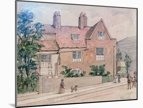 Old Houses at Kennington Green, 1855-J. Findley-Mounted Giclee Print