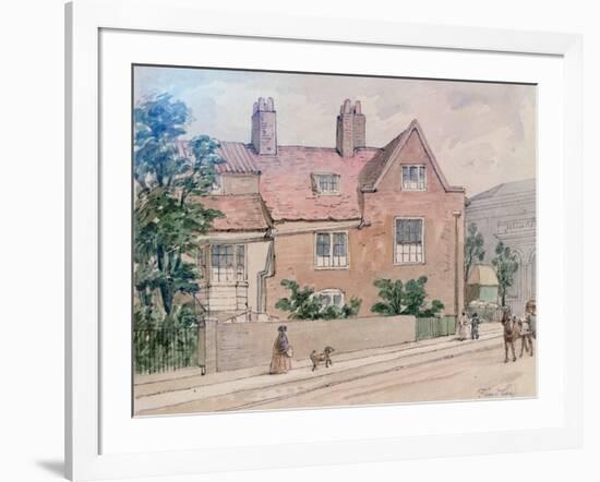 Old Houses at Kennington Green, 1855-J. Findley-Framed Giclee Print