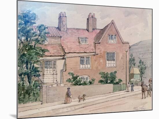Old Houses at Kennington Green, 1855-J. Findley-Mounted Giclee Print
