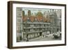 Old Houses, Holborn, London, England-null-Framed Art Print