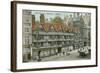 Old Houses, Holborn, London, England-null-Framed Art Print