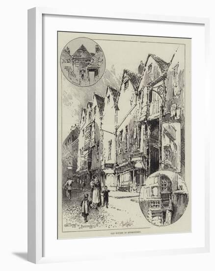 Old Houses in Bermondsey-Herbert Railton-Framed Giclee Print