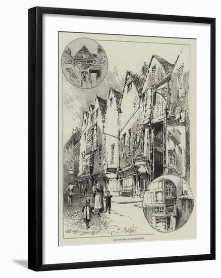 Old Houses in Bermondsey-Herbert Railton-Framed Giclee Print