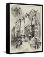 Old Houses in Bermondsey-Herbert Railton-Framed Stretched Canvas