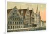 Old Houses in Ghent, Belgium-null-Framed Art Print