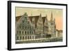 Old Houses in Ghent, Belgium-null-Framed Art Print