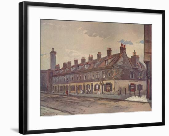 'Old Houses in Pye Street, Westminster', London, 1883 (1926)-John Crowther-Framed Giclee Print