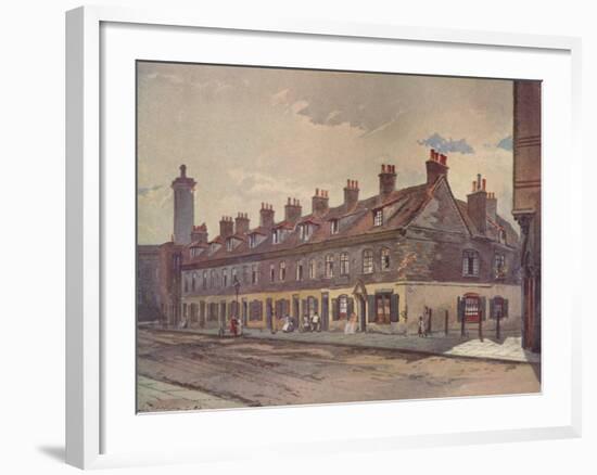 'Old Houses in Pye Street, Westminster', London, 1883 (1926)-John Crowther-Framed Giclee Print