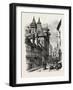 Old Houses in Rouen, Normandy and Brittany, France, 19th Century-null-Framed Giclee Print