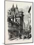 Old Houses in Rouen, Normandy and Brittany, France, 19th Century-null-Mounted Giclee Print