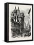 Old Houses in Rouen, Normandy and Brittany, France, 19th Century-null-Framed Stretched Canvas