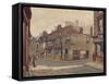 'Old Houses in Snowfields, Bermondsey', 1887 (1926)-John Crowther-Framed Stretched Canvas