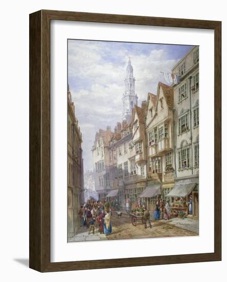 Old Houses in Wych Street, Westminster, London, 1873-William Richardson-Framed Giclee Print