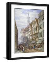 Old Houses in Wych Street, Westminster, London, 1873-William Richardson-Framed Giclee Print