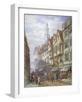 Old Houses in Wych Street, Westminster, London, 1873-William Richardson-Framed Giclee Print