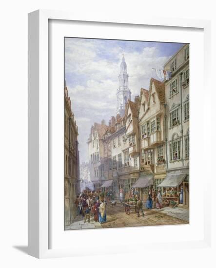 Old Houses in Wych Street, Westminster, London, 1873-William Richardson-Framed Giclee Print