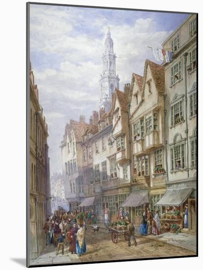 Old Houses in Wych Street, Westminster, London, 1873-William Richardson-Mounted Giclee Print