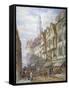 Old Houses in Wych Street, Westminster, London, 1873-William Richardson-Framed Stretched Canvas