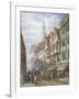 Old Houses in Wych Street, Westminster, London, 1873-William Richardson-Framed Giclee Print