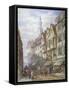 Old Houses in Wych Street, Westminster, London, 1873-William Richardson-Framed Stretched Canvas